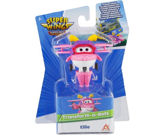 Фигурка Super Wings трансформер Transform-a-Bots Еллі (Ellie), 5 см (EU770038), изображение 4
