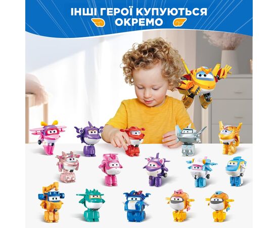 Фигурка Super Wings трансформер Transform-a-Bots Золотой Мальчик (Golden Boy) (EU780031), изображение 12