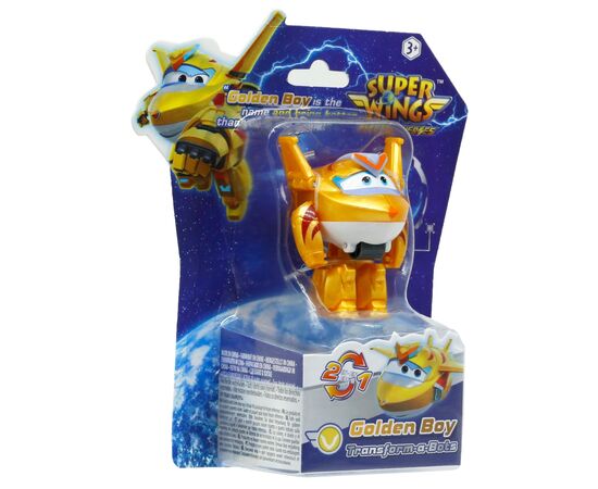 Фигурка Super Wings трансформер Transform-a-Bots Золотой Мальчик (Golden Boy) (EU780031), изображение 4