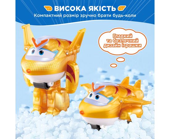 Фигурка Super Wings трансформер Transform-a-Bots Золотой Мальчик (Golden Boy) (EU780031), изображение 7