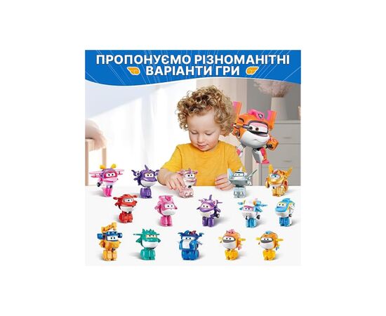 Фигурка Super Wings трансформер Transform-a-Bots Тики (Tiki), 5 см (EU780059), изображение 11