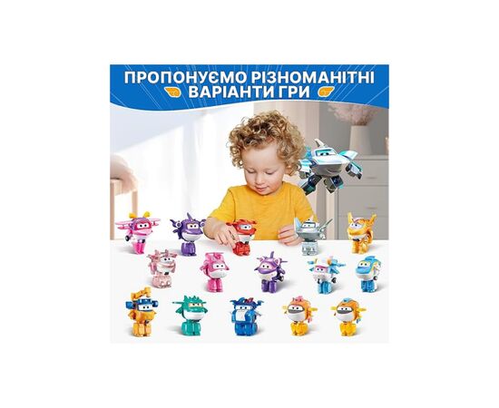 Фигурка Super Wings трансформер Transform-a-Bots Травер (Traver), 5 см (EU780032), изображение 11