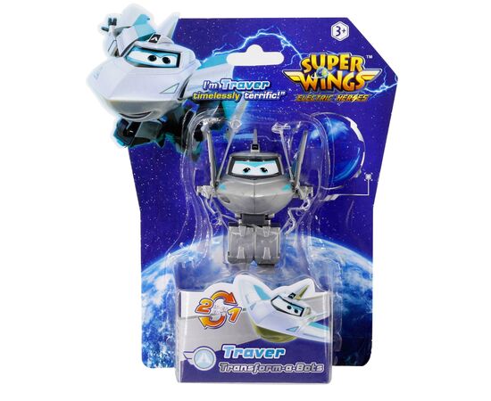 Фигурка Super Wings трансформер Transform-a-Bots Травер (Traver), 5 см (EU780032), изображение 4