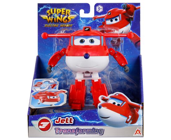 Фигурка Super Wings трансформер Transforming Джетт (Jett) (EU780210), изображение 4