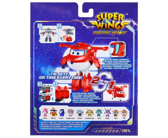 Фигурка Super Wings трансформер Transforming Джетт (Jett) (EU780210), изображение 7