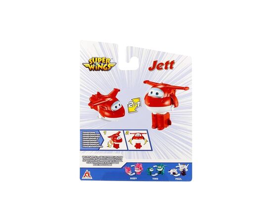 Фигурка Super Wings трансформер Transforming Джетт (Jett), 10 см (EU780621), изображение 5