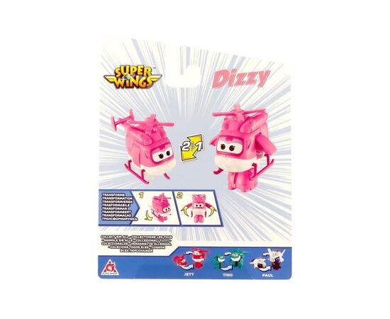 Фигурка Super Wings трансформер Transforming Диззи (Dizzy), 10 см (EU780622), изображение 5