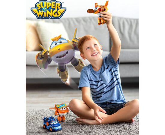 Фигурка Super Wings трансформер Золотой Мальчик (Golden Boy) (EU750231), изображение 10