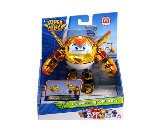 Фигурка Super Wings трансформер Золотой Мальчик (Golden Boy) (EU750231), изображение 3