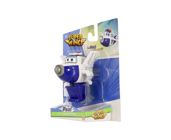 Фигурка Super Wings трансформер Transforming Пол (Paul), 10 см (EU780624), изображение 4