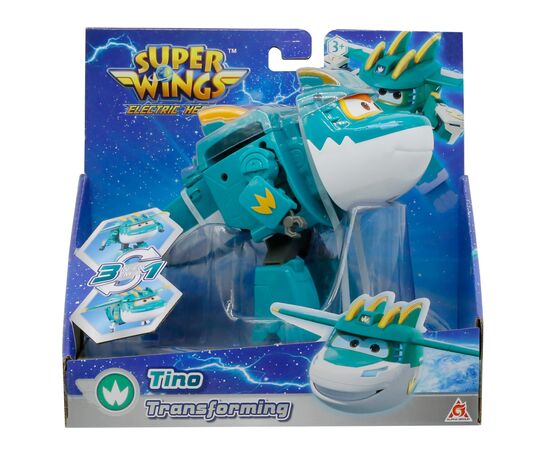 Фигурка Super Wings трансформер Transforming Тино (Tino) (EU780237), изображение 4