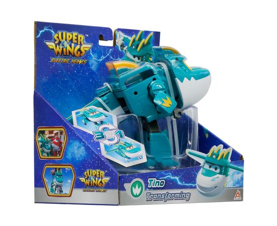 Фигурка Super Wings трансформер Transforming Тино (Tino) (EU780237), изображение 5