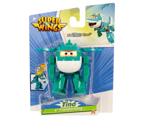 Фигурка Super Wings трансформер Transforming Тино (Tino), 10 см (EU780623), изображение 3