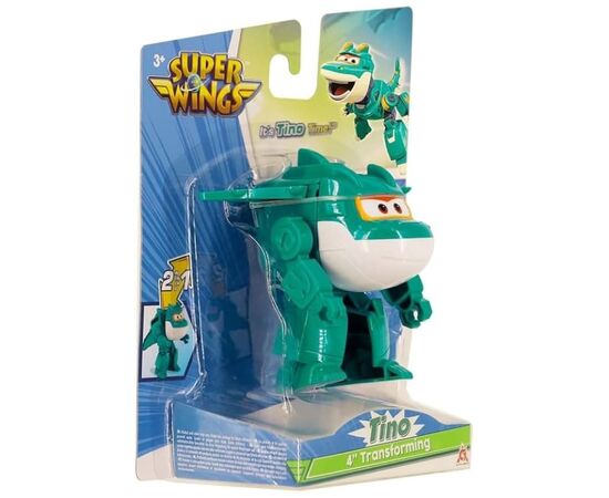 Фигурка Super Wings трансформер Transforming Тино (Tino), 10 см (EU780623), изображение 4