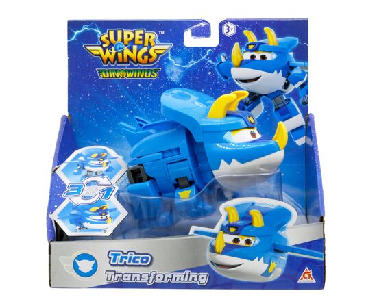 Фигурка Super Wings трансформер Transforming Трико (Trico), 12.5 см (EU790242), изображение 4