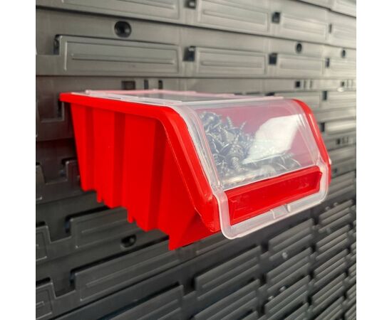 Ящик для інструментів Kistenberg ємність з кришкою, червоний, 155*100*70, TRUCK PLUS, KTR16F-3020 (KTR16F-3020), зображення 4