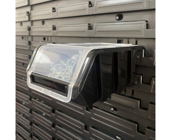 Ящик для инструментов Kistenberg емкость с крышкой, черный, 155*100*70, TRUCK PLUS, KTR16F-S411 (KTR16F-S411), изображение 3