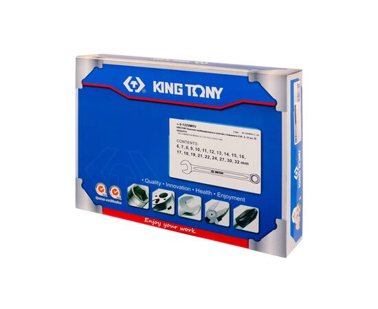 Ключ KING TONY комбінований 20 шт (9-1220MRV), зображення 3