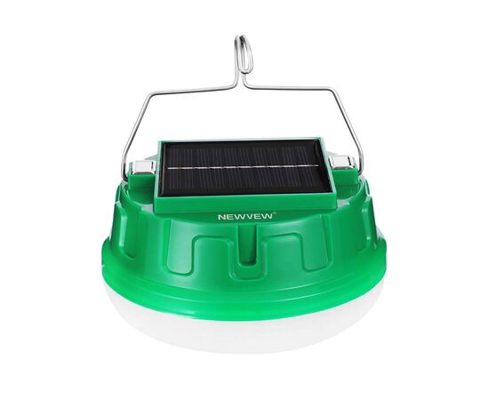 Фонарь NEWVEW NV-E953 50W Solar Panel 3600mAh Green (NWVW-NV-E953-GN), изображение 3