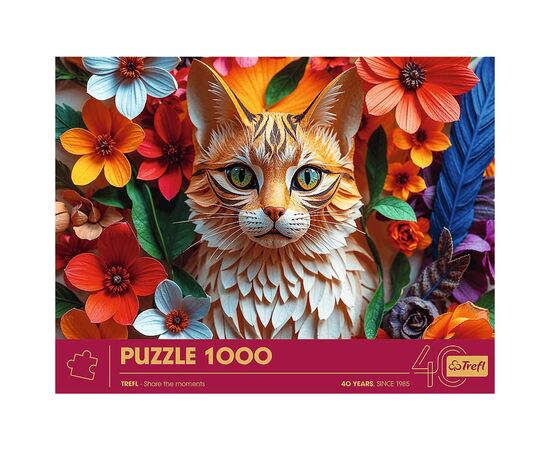 Пазл Trefl Jubileusz Кот, 1000 элементов (5900511400403), изображение 3