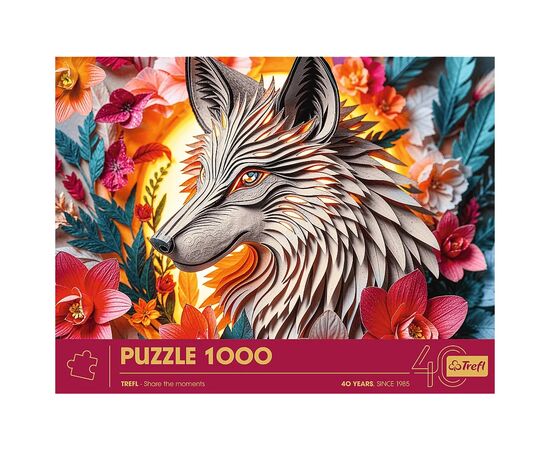 Пазл Trefl Jubileusz Вовк, 1000 елементів (5900511400410), зображення 3