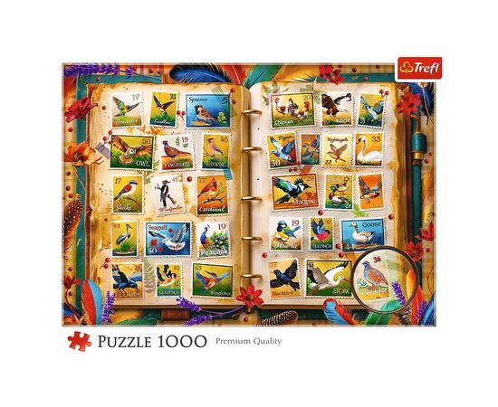 Пазл Trefl Коллекция марок, 1000 элементов (5900511109795), изображение 3
