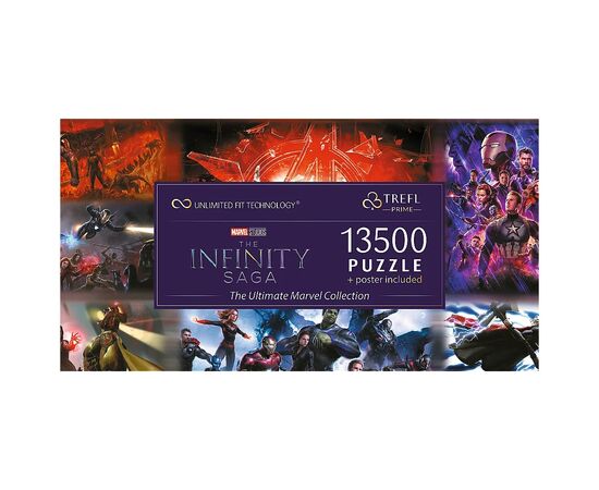Пазл Trefl UFT Marvel Heroes Остаточна колекція, 13500 елементів (5900511810240), зображення 2