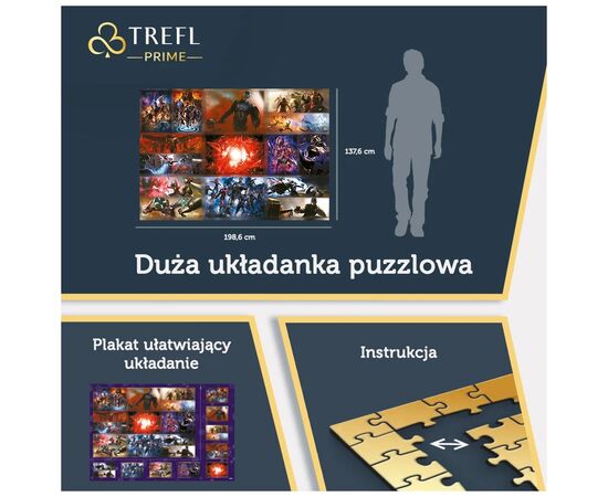 Пазл Trefl UFT Marvel Heroes Остаточна колекція, 13500 елементів (5900511810240), зображення 7