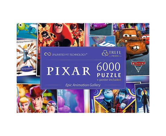 Пазл Trefl UFT Pixar Галерея эпической анимации, 6000 элементов (5900511810387), изображение 4