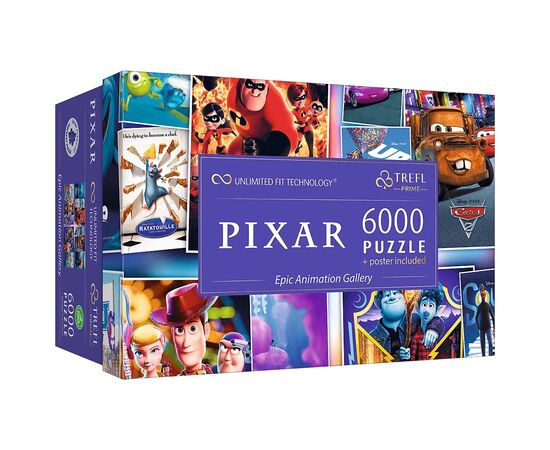 Пазл Trefl UFT Pixar Галерея эпической анимации, 6000 элементов (5900511810387)