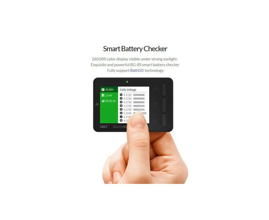 Тестер для акумуляторів iSDT BG-8S Battery Meter (HP0015.0013), зображення 2