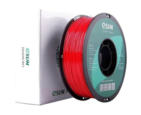Пластик для 3D-принтера eSUN PETG 1,75mm 1kg FIRE ENGINE RED (PETG-P175FR1)