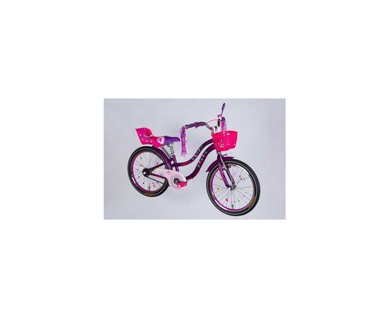 Велосипед Formula 20" Kid FLOWER PREMIUM BH рама-10" ST 2026 фіолетовий (OPS-FRK-20-245), зображення 3
