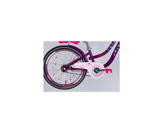 Велосипед Formula 20" Kid FLOWER PREMIUM BH рама-10" ST 2026 фіолетовий (OPS-FRK-20-245), зображення 6