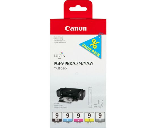 Картридж Canon PGI-9 Multi Pack PBK/C/M/Y/GY (1034B013)