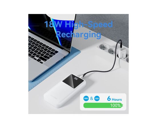 Батарея универсальная Vention 20000 mAh 22.5W Black LED Display Type (FHLB0), изображение 11