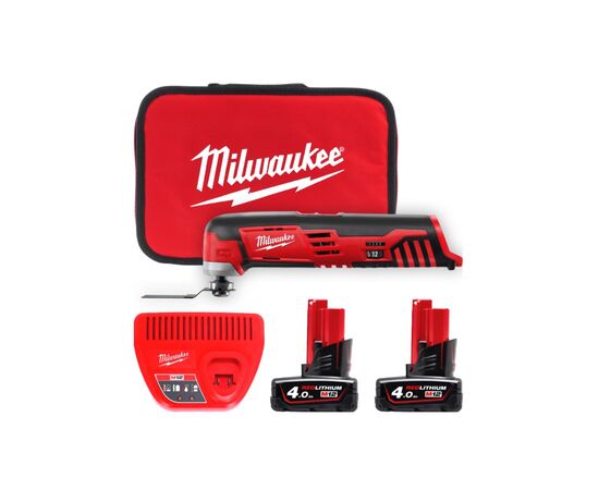 Реноватор Milwaukee C12 MT-402B Li-Ion, 2x4Ah, сумка (4933441705), зображення 2