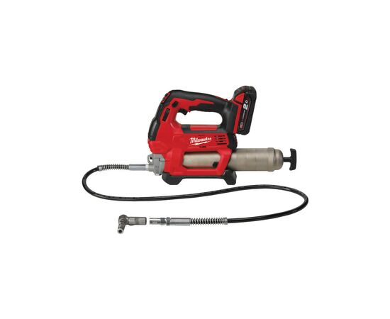 Шприц для смазки Milwaukee HEAVY DUTY M18 GG-201C Li-Ion 2Ah, кейс (4933440490), изображение 2