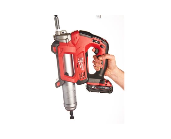 Шприц для смазки Milwaukee HEAVY DUTY M18 GG-201C Li-Ion 2Ah, кейс (4933440490), изображение 8