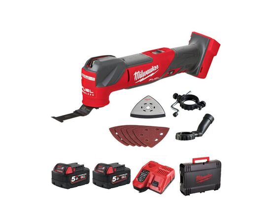 Реноватор Milwaukee M18 FUEL FMT-502X Li-Ion 2x5Ah (4933478492), зображення 2