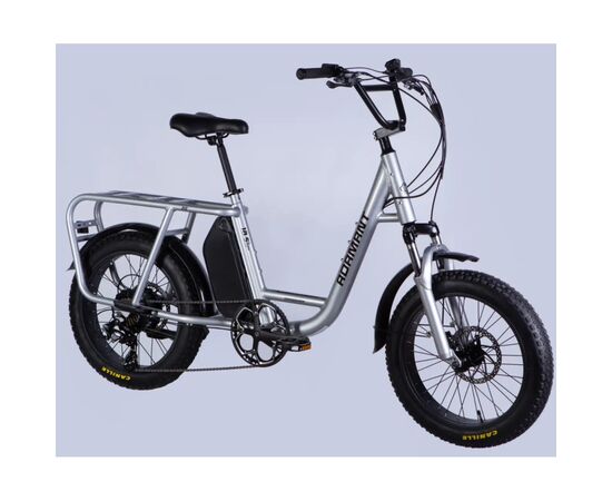 Электровелосипед Dorozhnik 20" ADAMANT DD FR рама-18,5" 8B 17.5А*г 500Вт 2026 срiблястий (ELB-D-20-076), изображение 2