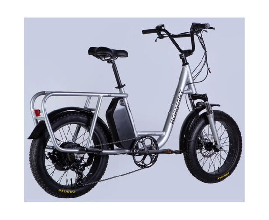 Электровелосипед Dorozhnik 20" ADAMANT DD FR рама-18,5" 8B 17.5А*г 500Вт 2026 срiблястий (ELB-D-20-076), изображение 3