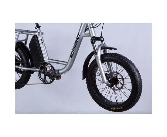 Электровелосипед Dorozhnik 20" ADAMANT DD FR рама-18,5" 8B 17.5А*г 500Вт 2026 срiблястий (ELB-D-20-076), изображение 4
