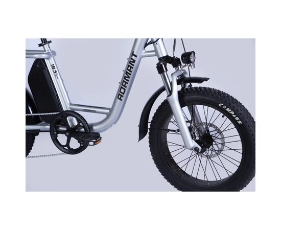 Електровелосипед Dorozhnik 20" ADAMANT HDD рама-18,5" 48B 17.5А*г 750Вт 2026 срiблястий (ELB-D-20-078), зображення 4