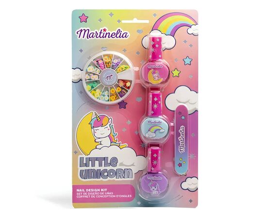 Детская косметика Martinelia набор для дизайна ногтей Маленький единорог (85492)
