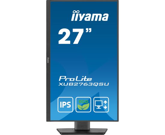Монітор iiyama XUB2763QSU-B1, зображення 2
