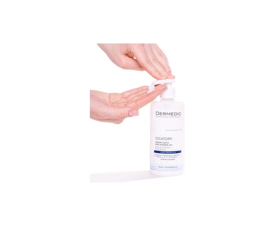 Гель для душу Dermedic Cicatopy Кремовий Для дорослих і дітей з 1-го дня життя 300 мл (5901643178000), зображення 3