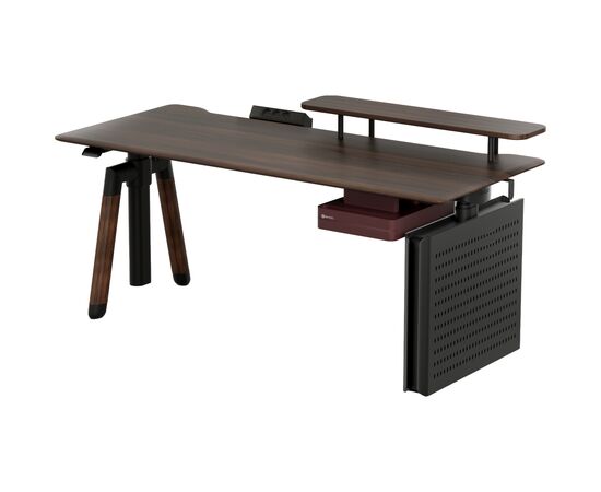 Компьютерный стол Sihoo с электрорегулировкой высоты D07 1.6m Walnut/Black (D07B-101/D07J-101-AB)