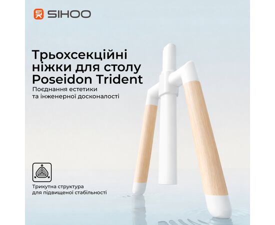 Компьютерный стол Sihoo с электрорегулировкой высоты D07 1.8m Maple/White (D07A-102/D07J-102-AB/D07-P), изображение 12