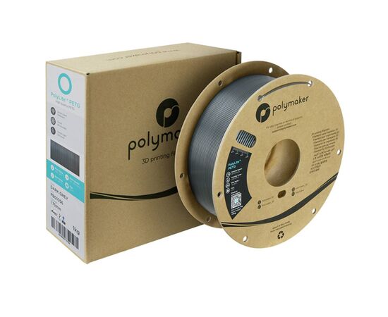 Пластик для 3D-принтера Polymaker PETG 1,75mm 1kg DARK GREY (PB01056), изображение 2